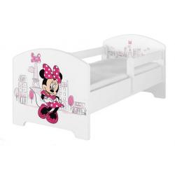 BabyBoo Dětská postel Disney - Minnie Paris - bílá, s