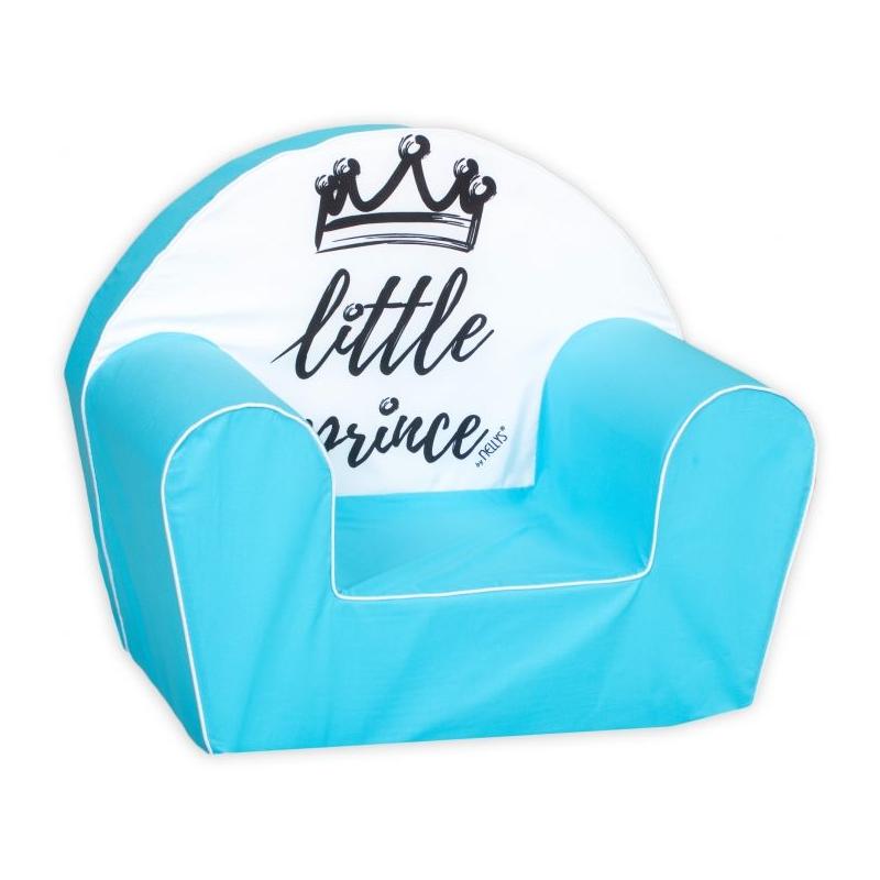 Baby Nellys Dětské křesílko LUX Little Prince, modré