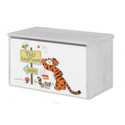 BabyBoo Box na hračky, truhla Disney - Medvídek PÚ a tygřík, D19
