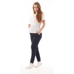 Těhotenské kalhoty/tepláky Gregx, Vigo s kapsami - granátové, vel. XXL - XXL (44)