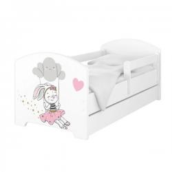 BabyBoo Dětská postel 140 x 70cm - Rabbit - 140x70