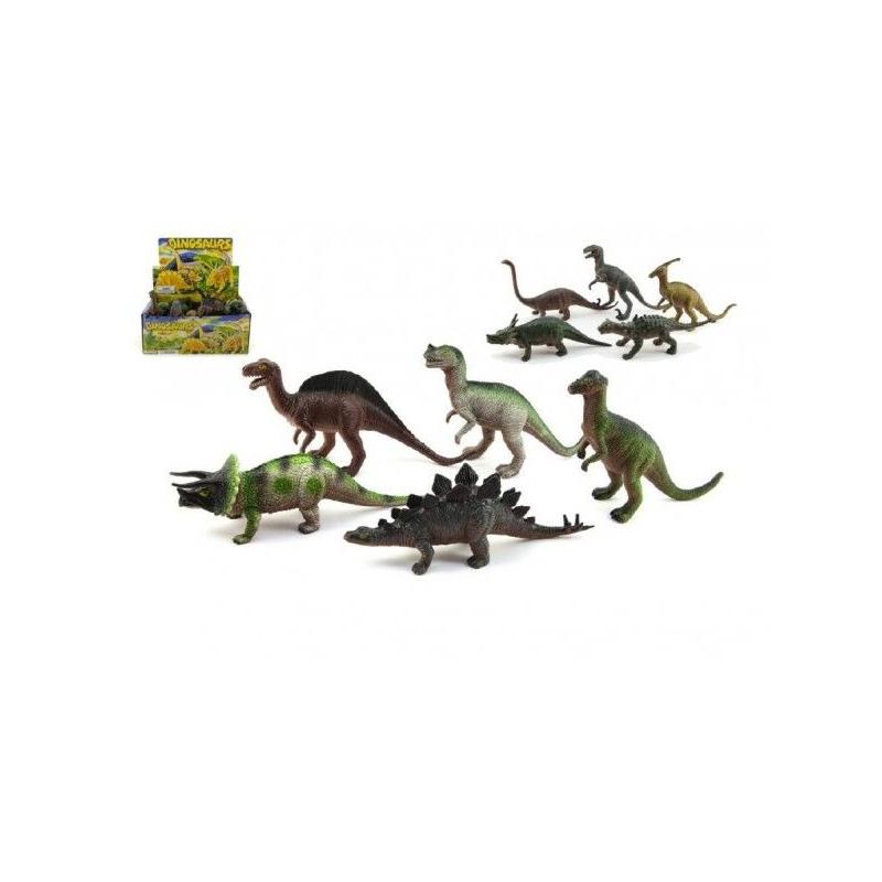 Dinosaurus plast 20cm asst 24ks v boxu