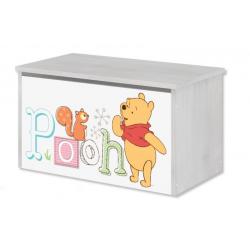 Box na hračky, truhla Disney - Medvídek PÚ a prasátko