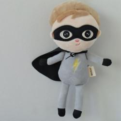 Mini hadrová panenka Metoo Super Boy - šedá