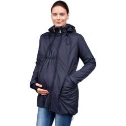 JOŽÁNEK Zimní bunda pro těhotné/nosící - vyteplená, černá, vel. L/XL - L/XL