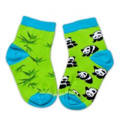 Baby Nellys Bavlněné veselé ponožky Panda