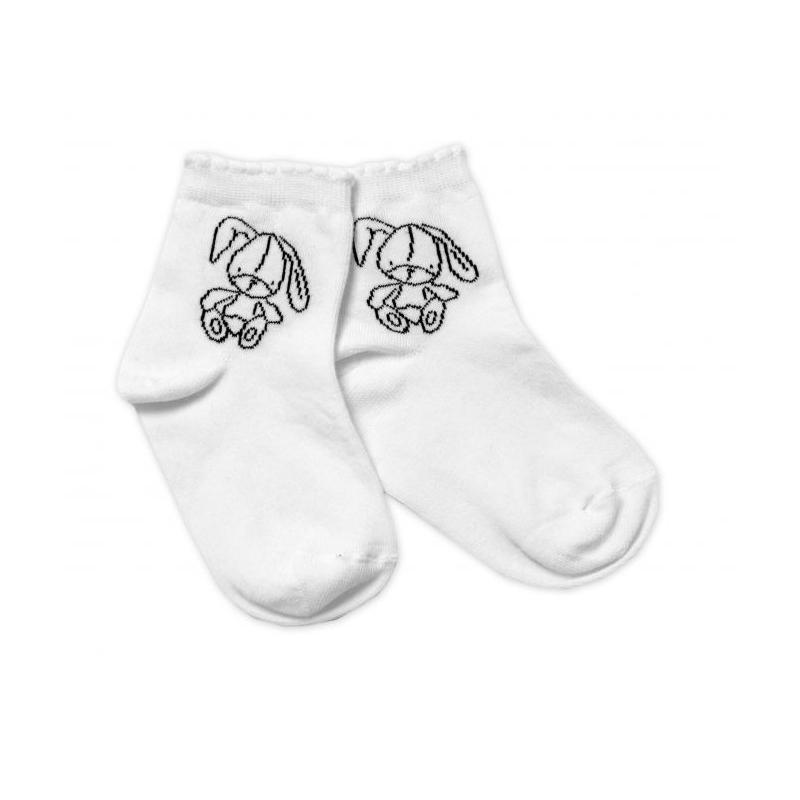 Baby Nellys Bavlněné ponožky Cutte Bunny