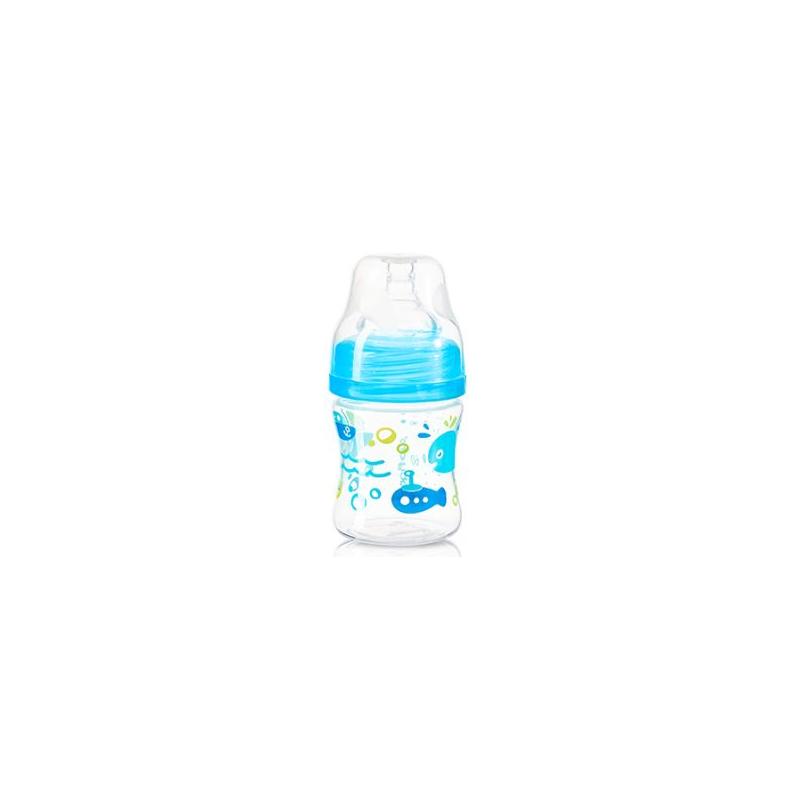 Antikoliková lahvička se širokým hrdlem Baby Ono - modrá