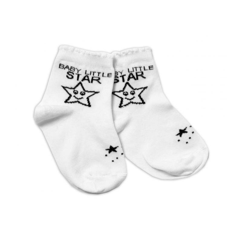 Baby Nellys Bavlněné ponožky Baby Little Star