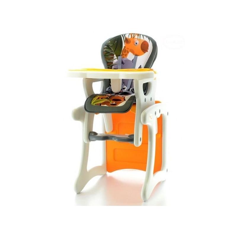 Jídelní stoleček 2v1 - Žirafa oranžová