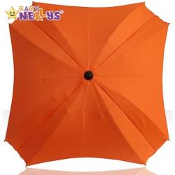 Slunečník, deštník do kočárku Baby Nellys ® - červený
