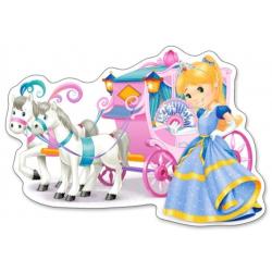 Castorland Puzzle Princess Carriage - 12 dílků