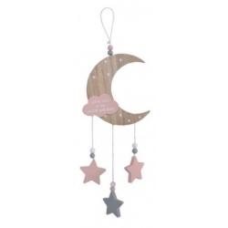 Cangaroo Závěsná dekorace do dětského pokoje, Měsíc a hvězdičky