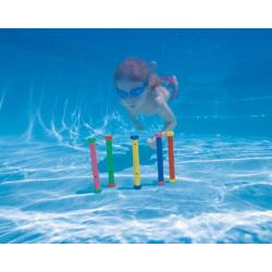 Tyčky 5ks pro potápění v bazénu 16x30x3cm od 6 let