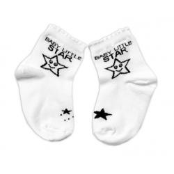 Baby Nellys Bavlněné ponožky Baby Little Star