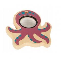 Legler Dětská dřevěná lupa Chobotnice - lila