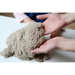 Adam Toys, Kinetický písek - přírodní - 2kg + formičky zdarma