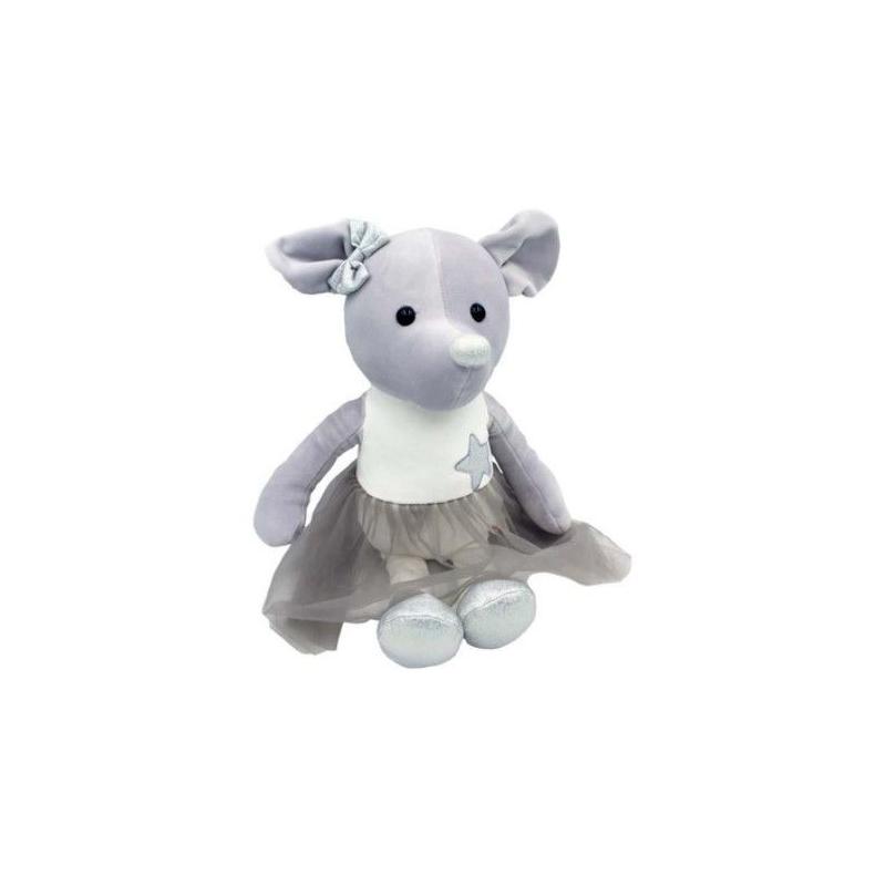 Plyšová hračka Tulilo Myška Lila, 33 cm - šedá