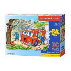 Castorland Puzzle, 20 Maxi dílků - Hasiči