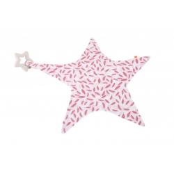 Kikadu Muchláček hvězda s kousátkem -růžové peříčka