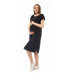 Be MaaMaa Těhotenské letní šaty kr. rukáv