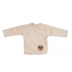 Mamatti Novorozenecká bavlněná košilka zapínání bokem, Baby Fox