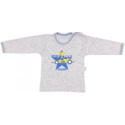 Mamatti Bavlněné tričko Four - dlouhý rukáv, vel. 80 - 80 (9-12m)