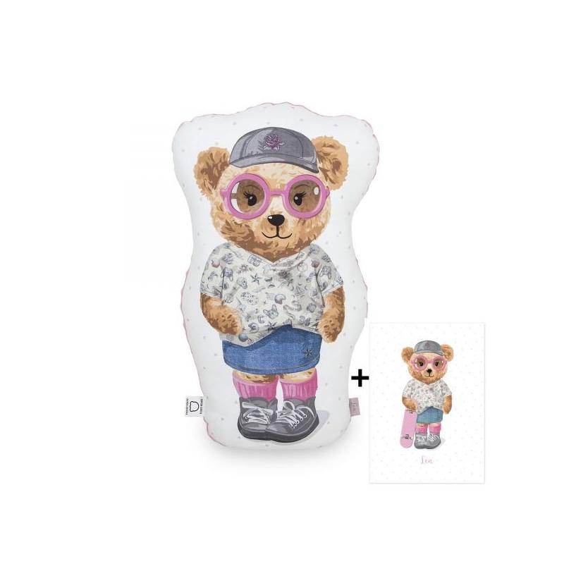 Ceba Baby Mazlící polštářek Fluffy Puffy Lea + plakát zdarma
