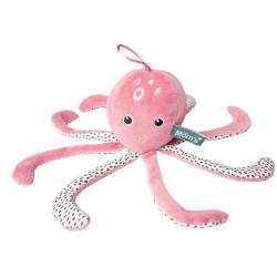 Hencz Toys Šumicí mazlík Chobotnice - velvet růžová