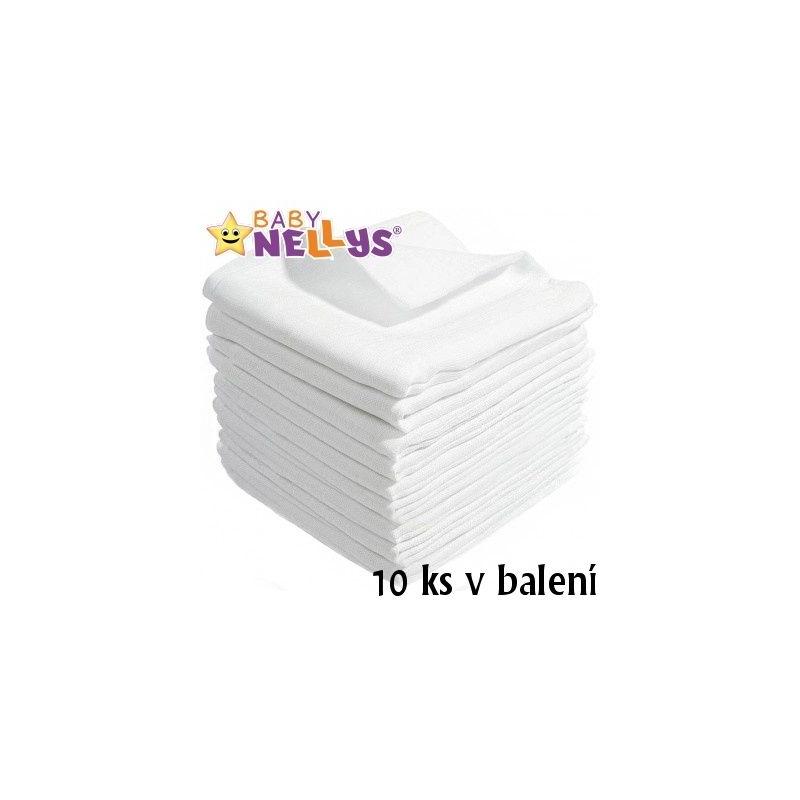 Kvalitní bavlněné pleny Baby Nellys - TETRA BASIC 80x80cm, 10ks v bal.