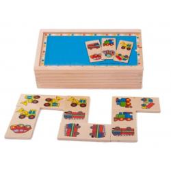 Dřevěné domino Bigjigs Toys, Dopravní prostředky