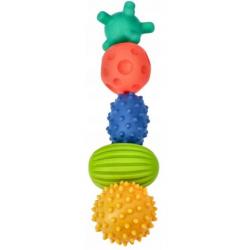 Edukační, senzorické pastelové míčky/ježečci Hencz Toys , 5ks v krabičce