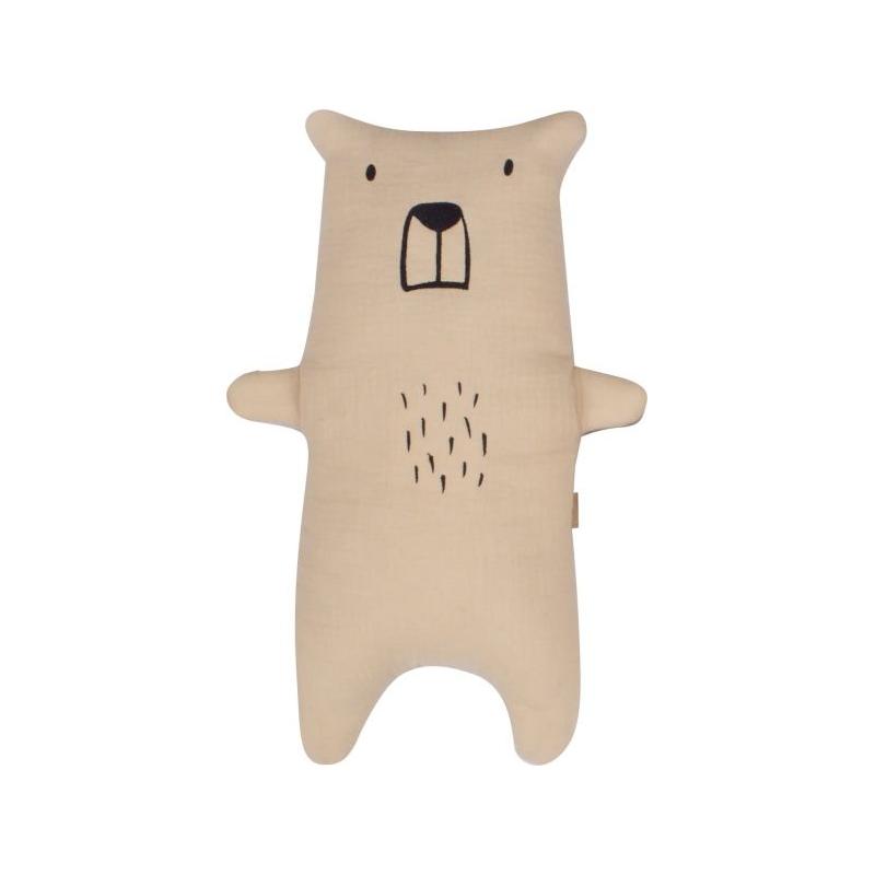 Mazlíček, hračka pro miminka Z&Z Maxi Bear 46 cm, kávová