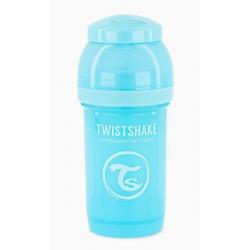 Antikoliková láhev, Twistshake se savičkou, 0 m+, 180 ml, Pastel Blue