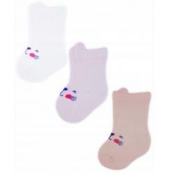 Kojenecké ponožky, 3 páry - Noviti - Kočička