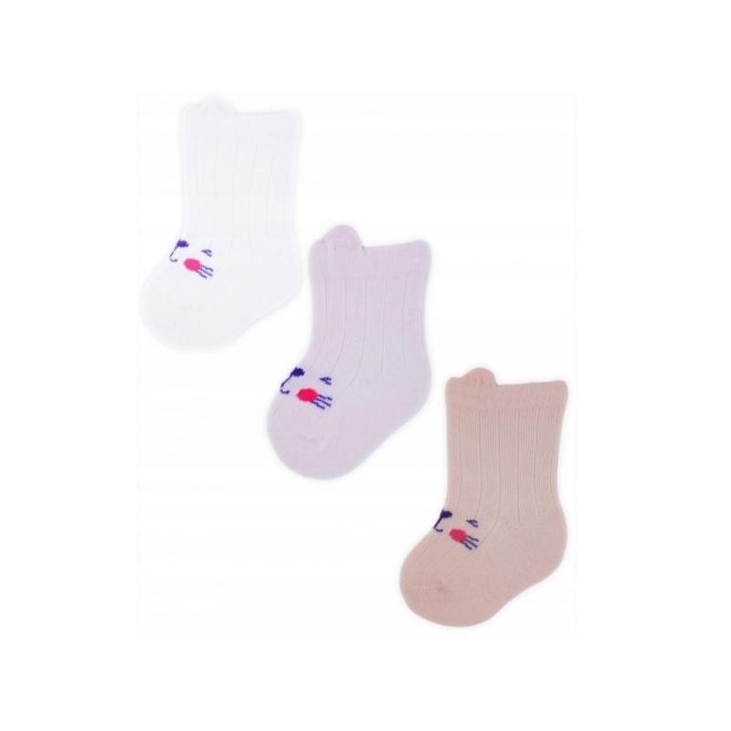 Kojenecké ponožky, 3 páry - Noviti - Kočička