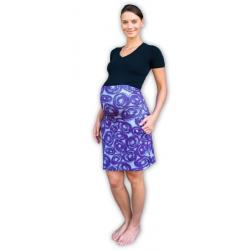 Letní těhotenská sukně s kapsami - vzor č. 01