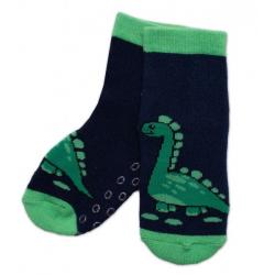 Dětské froté ponožky s ABS Dino