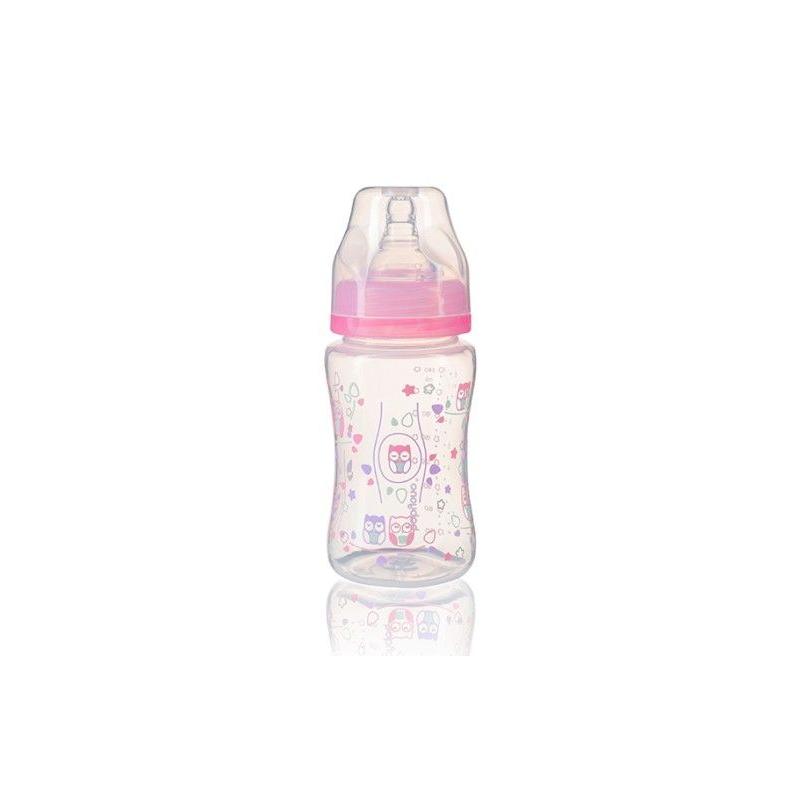Antikoliková lahev se širokým hrdlem Baby Ono - růžová