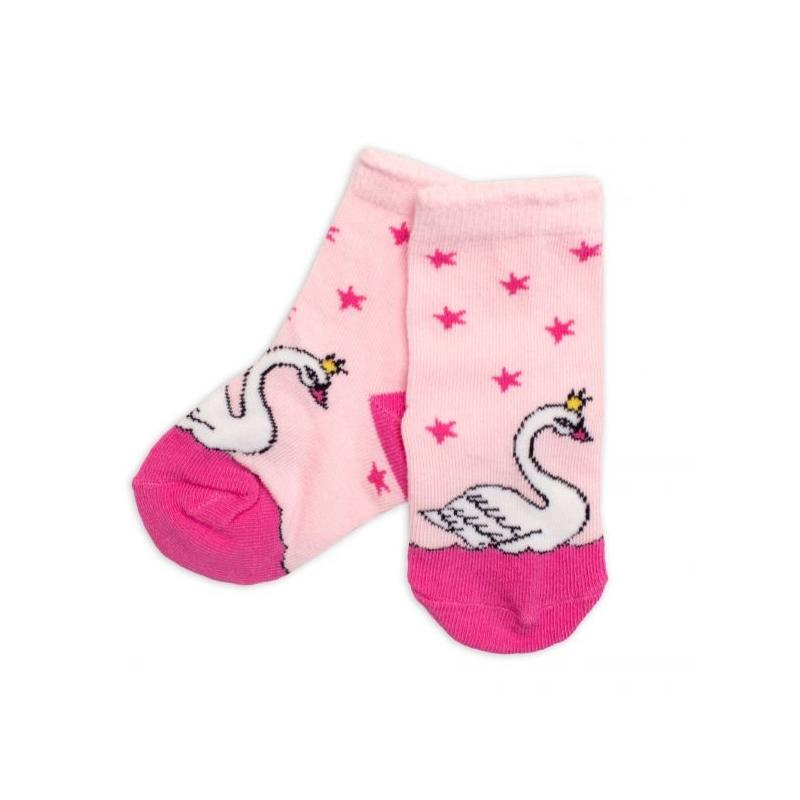 Dětské bavlněné ponožky Labuť