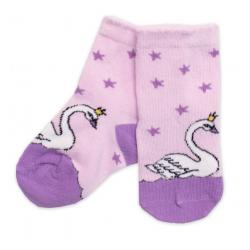 Dětské bavlněné ponožky Labuť