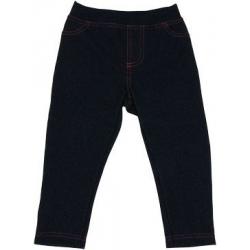 Mamatti Bavlněné jednobarevné legíny - jeans, vel. 104 - 104 (3-4r)