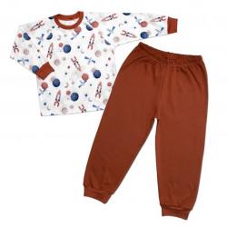 Dětské pyžamo 2D sada, triko + kalhoty, Cosmos, Mrofi
