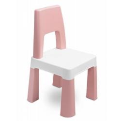 Sada dětského nábytku TOYZ MONTI 1+2, růžová/bílá