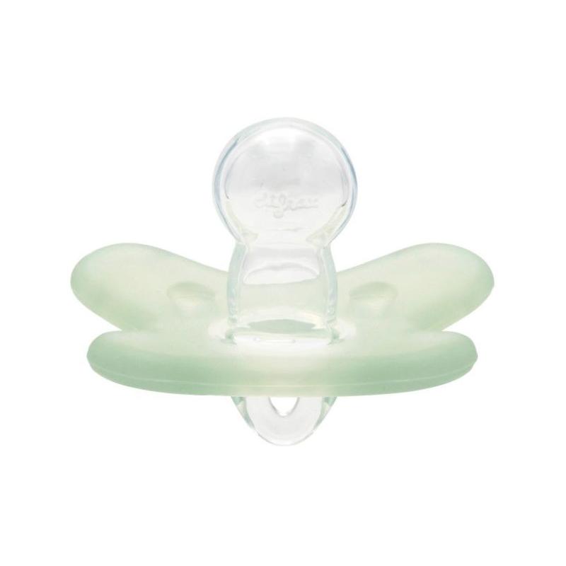 Symetrický silikonový dudlík Canpol Babies, 0-6 m, zelený
