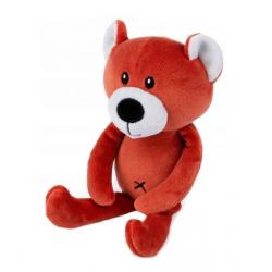 Dětská plyšová hračka/mazlíček Medvídek 19 cm, cihlový