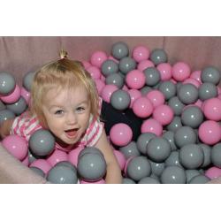 NELLYS Bazén pro děti 90x40cm - tmavé hvězdy s balónky, D19