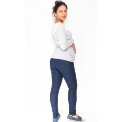 Be MaaMaa Těhotenské kalhoty/jeans Rosa