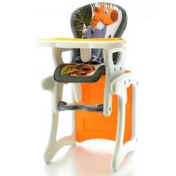 Euro Baby Jídelní stoleček 2v1 - Žirafa oranžová, K19