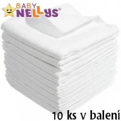 Kvalitní bavlněné pleny Baby Nellys - TETRA BASIC 80x80cm, 10ks v bal., K19